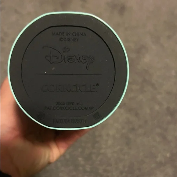 Corkcicle cruiser Go cup XL Ariel Themed Travel Mug with Purple Handle - Picture 3 of 5